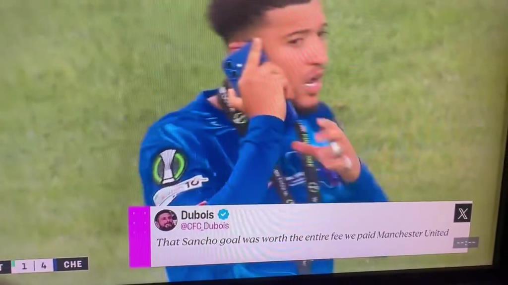 直接攤牌！桑喬賽后在場(chǎng)上煲電話(huà)粥，大聲說(shuō)自己不回曼聯(lián)